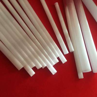 Various sizes milky white fused silica glass tubing